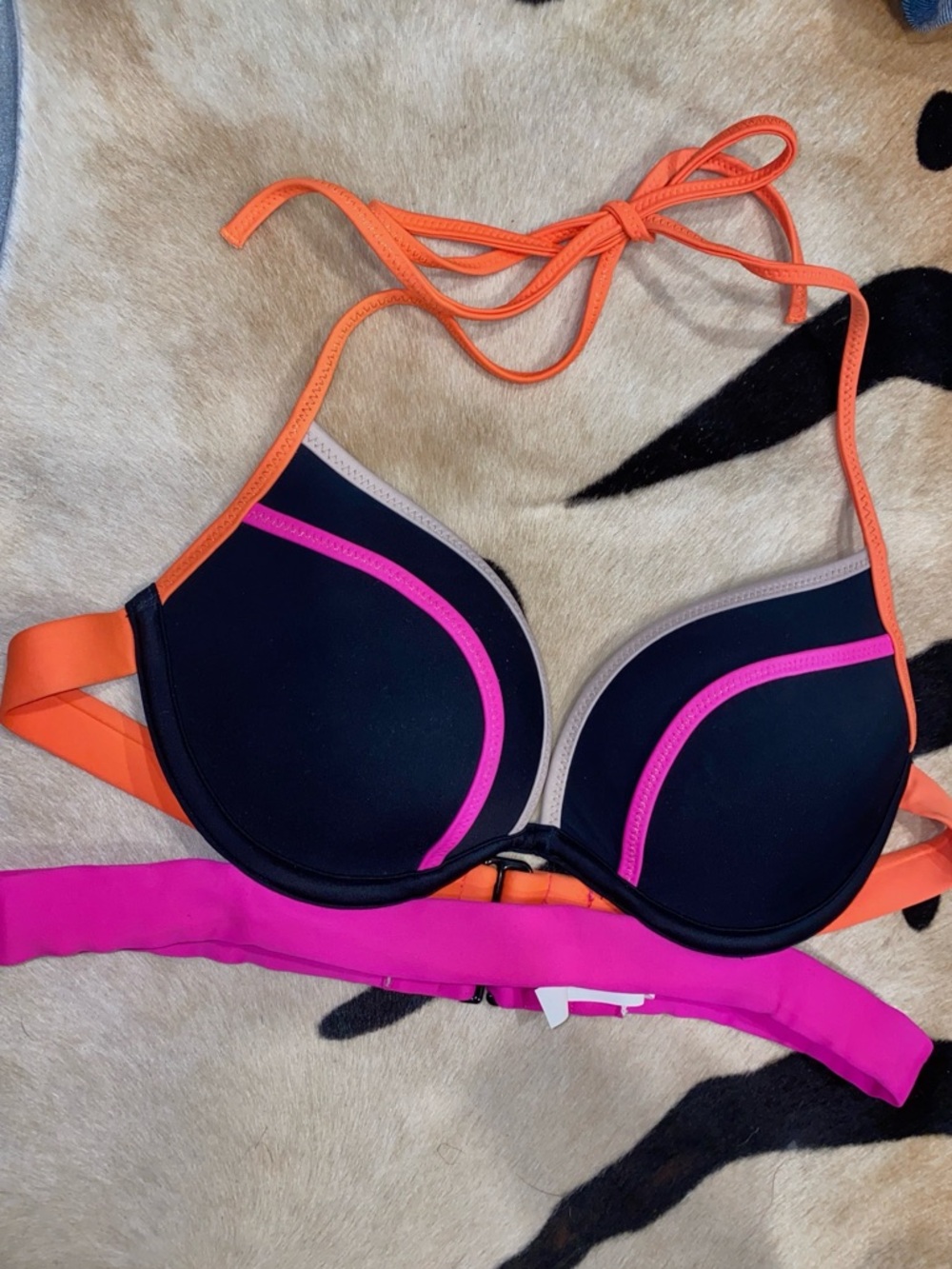 Y2K Victorias Secret Halter Bikini Top Pushup